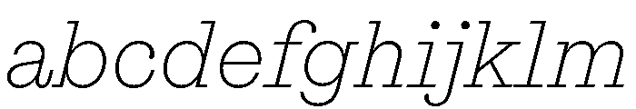 Affix ThinItalic FONT