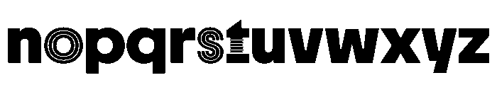 Aform Regular Font LOWERCASE