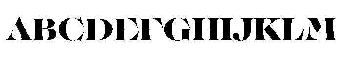 Africa Cliff Font UPPERCASE