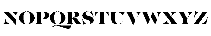 Africa Cliff Font UPPERCASE