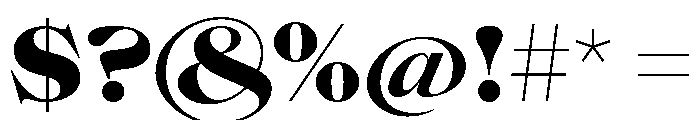 Africa Rainfall Font OTHER CHARS