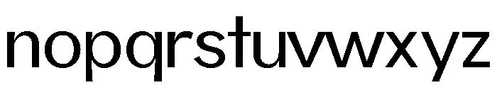 AfrikaSans Regular Font LOWERCASE