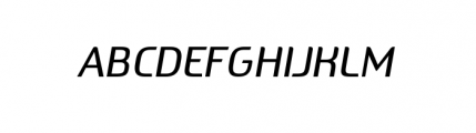 After Text Light Italic Font UPPERCASE