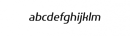 After Text Light Italic Font LOWERCASE