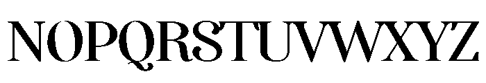 Afterglow Regular Font UPPERCASE