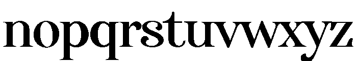 Afterglow Regular Font LOWERCASE