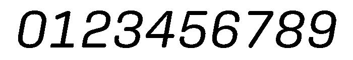 Aglet Mono Variable Italic Font OTHER CHARS