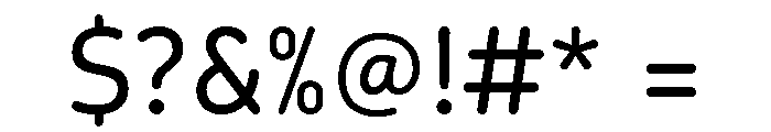 Aglet Sans Variable Medium Font OTHER CHARS