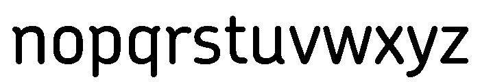 Aglet Sans Variable Medium Font LOWERCASE