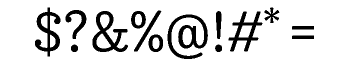 Aglet Slab Variable Light Font OTHER CHARS