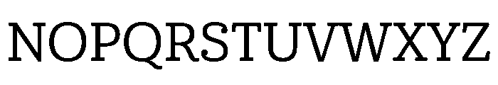 Aglet Slab Variable Medium Font UPPERCASE