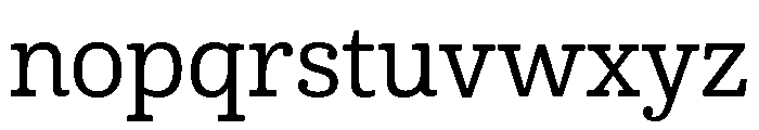 Aglet Slab Variable Medium Font LOWERCASE