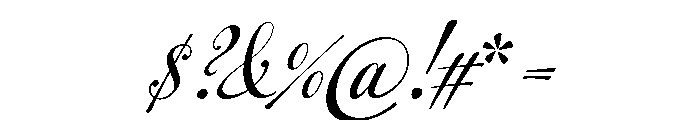 Aguafina Script Bold Font OTHER CHARS