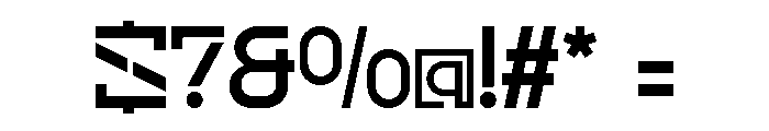 Agalio Regular Font OTHER CHARS