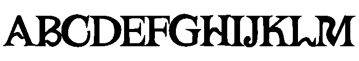 Aganta Font UPPERCASE