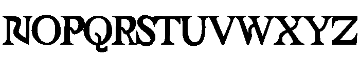 Aganta Font UPPERCASE