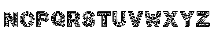 Agate Regular Font LOWERCASE