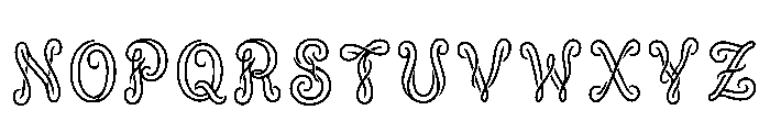 Agatha Regular Font LOWERCASE
