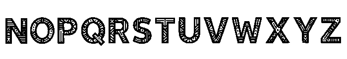 Agati Regular Font UPPERCASE