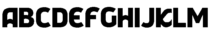 Agatic Font UPPERCASE