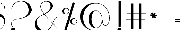AgatthaSeldyana Font OTHER CHARS
