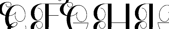 AgatthaSeldyana Font UPPERCASE