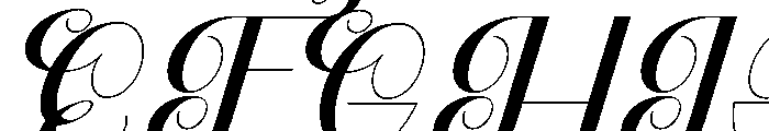 AgatthaSeldyanaSlant Font UPPERCASE
