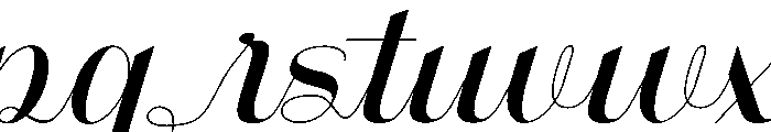 AgatthaSeldyanaSlant Font LOWERCASE