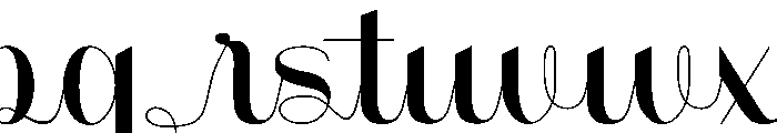 AgatthaSeldyana Font LOWERCASE