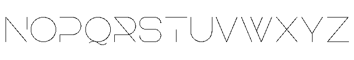 Agelast Space Font LOWERCASE
