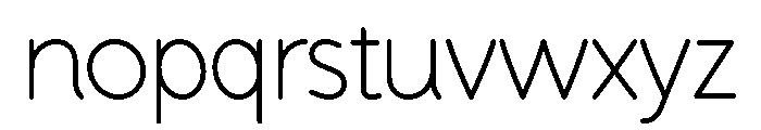 Agella Font LOWERCASE