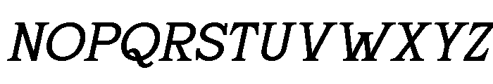Agerlas Italic Font UPPERCASE