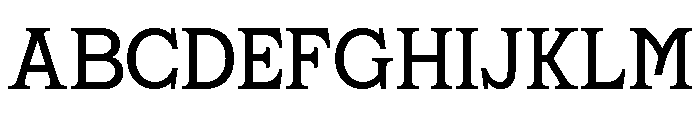 Agerlas Regular Font UPPERCASE