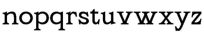 Agerlas Regular Font LOWERCASE