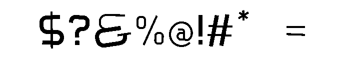 Agery Regular Font OTHER CHARS