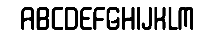 Agetron Font UPPERCASE