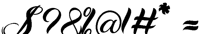 Agetya Butterfly Font OTHER CHARS