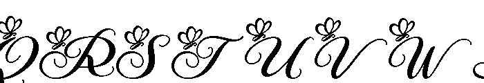 Agetya Butterfly Font UPPERCASE