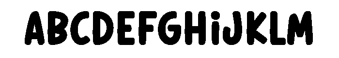 Agglonii Font UPPERCASE