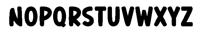 Agglonii Font UPPERCASE