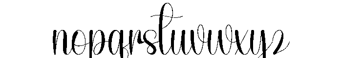Aghata Font LOWERCASE