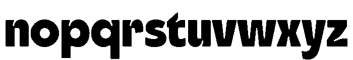Agilov Round Regular Font LOWERCASE