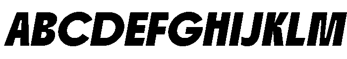 Agilov Slant Regular Font UPPERCASE