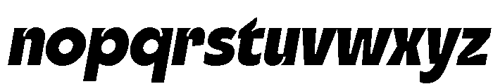 Agilov Slant Regular Font LOWERCASE