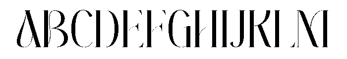 Aginda Font UPPERCASE