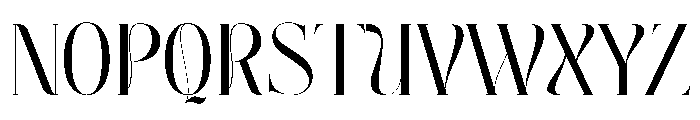 Aginda Font UPPERCASE