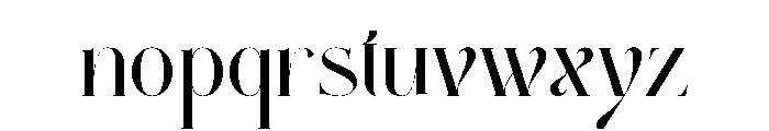 Aginda Font LOWERCASE