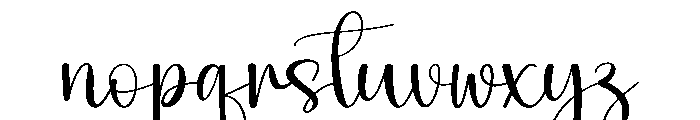 Agista Font LOWERCASE
