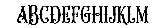 Agondara Font UPPERCASE
