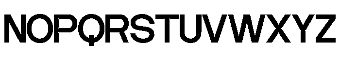 Agootack-Regular Font UPPERCASE